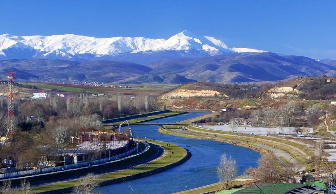 The Vardar River in Skopje