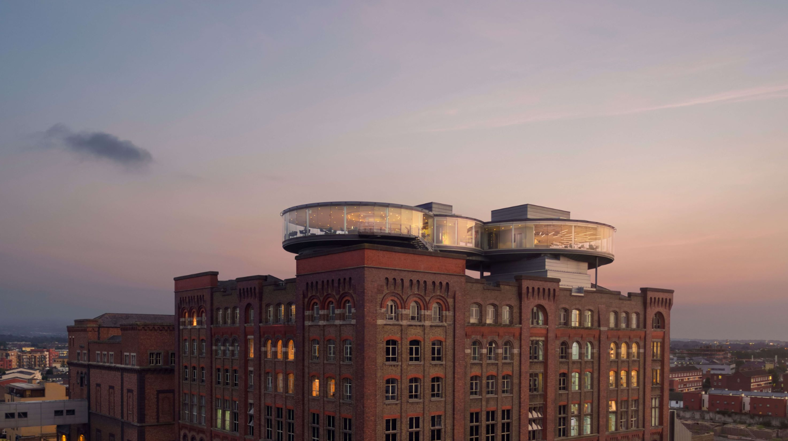 Guinness roof top bar in Dublin