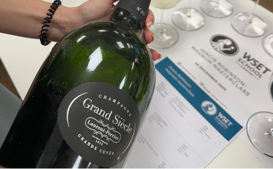 Laurent Perrier Grand Siecle being poured